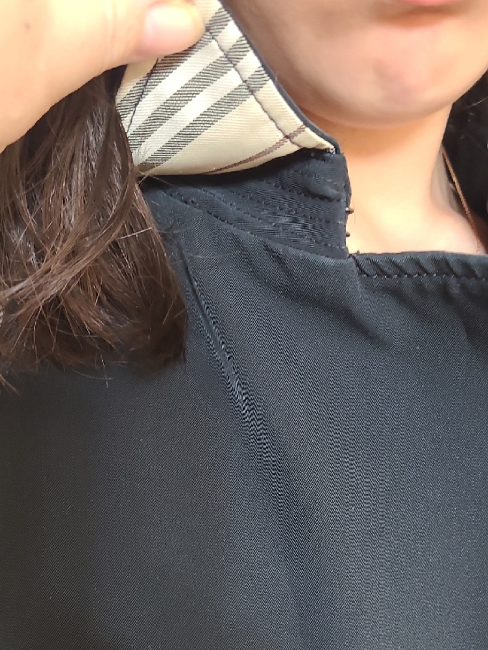 Burberry Black Sleeveless Belted Midi Dress - Picture 11 of 11
